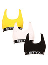 Styx Sada troch - dámska podprsenka Styx sport viacfarebná