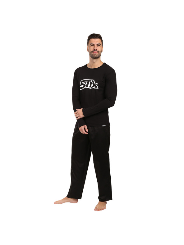 Styx Pánske pyžamo Styx čierne