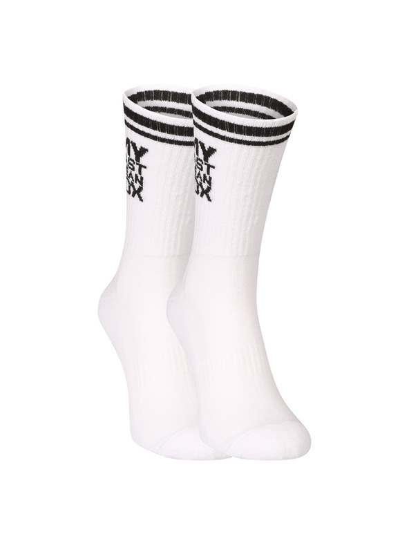 Nedeto Ponožky Nedeto športové vysoké My Last Clean Sox biele