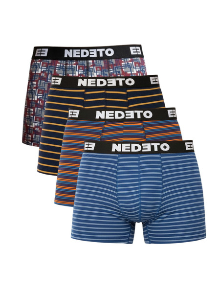 Nedeto Sada štyroch - pánske boxerky Nedeto viacfarebné