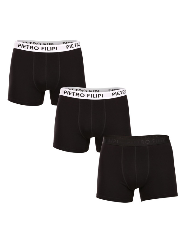 Pietro Filipi Sada troch - pánske boxerky Pietro Filipi čierne