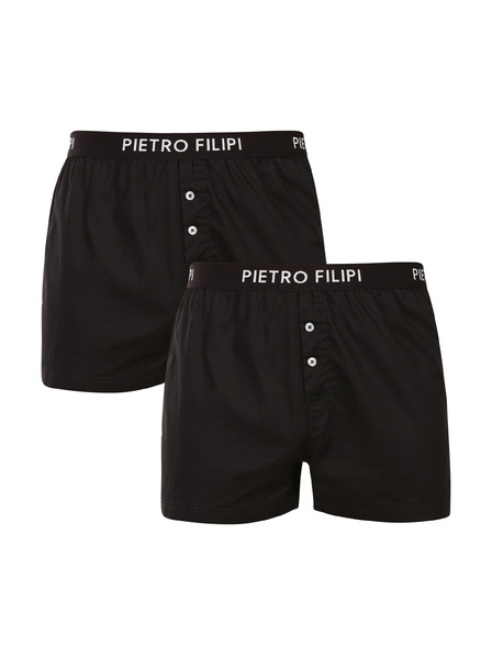 Pietro Filipi Sada dvoch - pánske trenky Pietro Filipi čierne