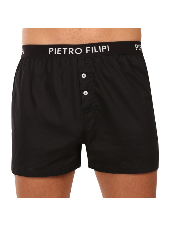 Pietro Filipi Sada dvoch - pánske trenky Pietro Filipi čierne
