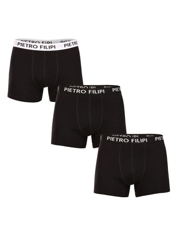 Pietro Filipi Sada troch - pánske boxerky Pietro Filipi čierne