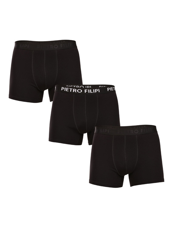 Pietro Filipi Sada troch - pánske boxerky Pietro Filipi čierne