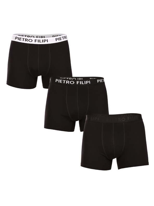 Pietro Filipi Sada troch - pánske boxerky Pietro Filipi čierne