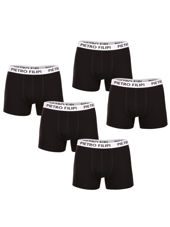 Pietro Filipi Sada piatich - pánske boxerky Pietro Filipi čierne