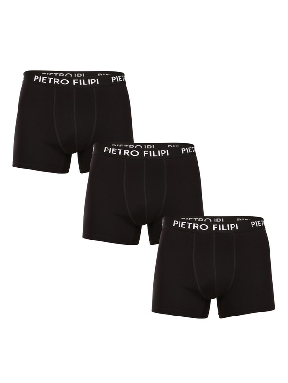 Pietro Filipi Sada troch - pánske boxerky Pietro Filipi čierne