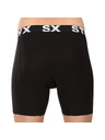 Styx Sada troch kusov - pánske boxerky Styx dlhé športové elastické pestrofarebné