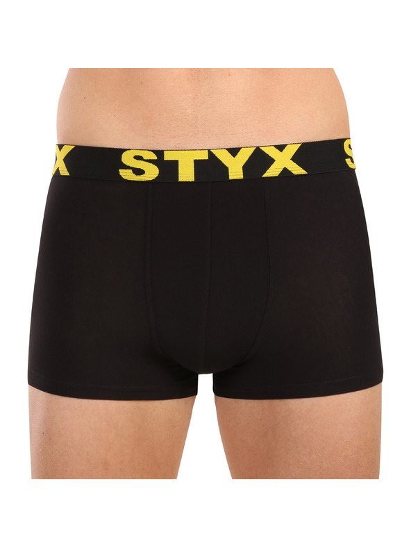 Styx Pánske boxerky Styx športová guma čierne