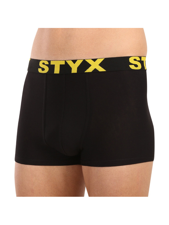 Styx Pánske boxerky Styx športová guma čierne