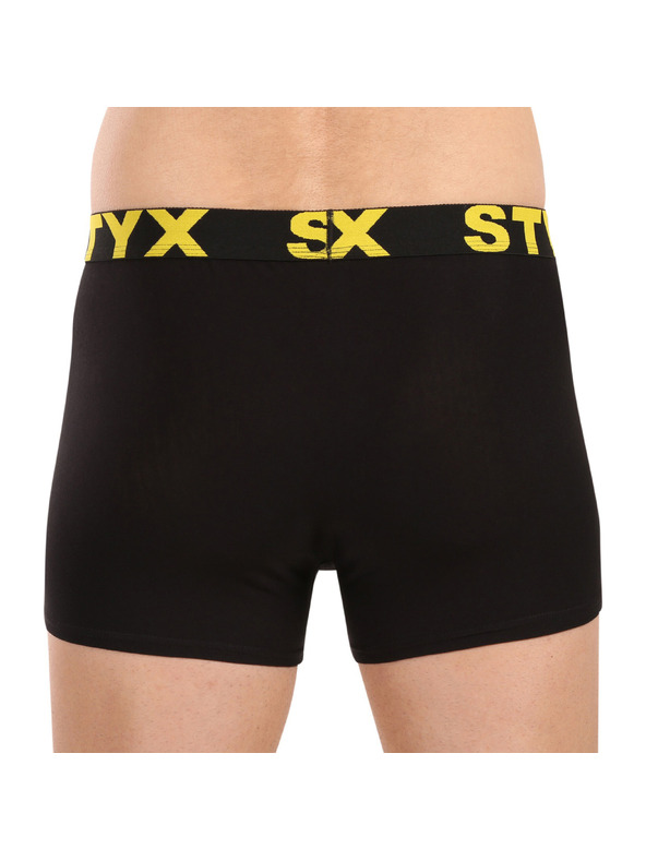 Styx Pánske boxerky Styx športová guma čierne