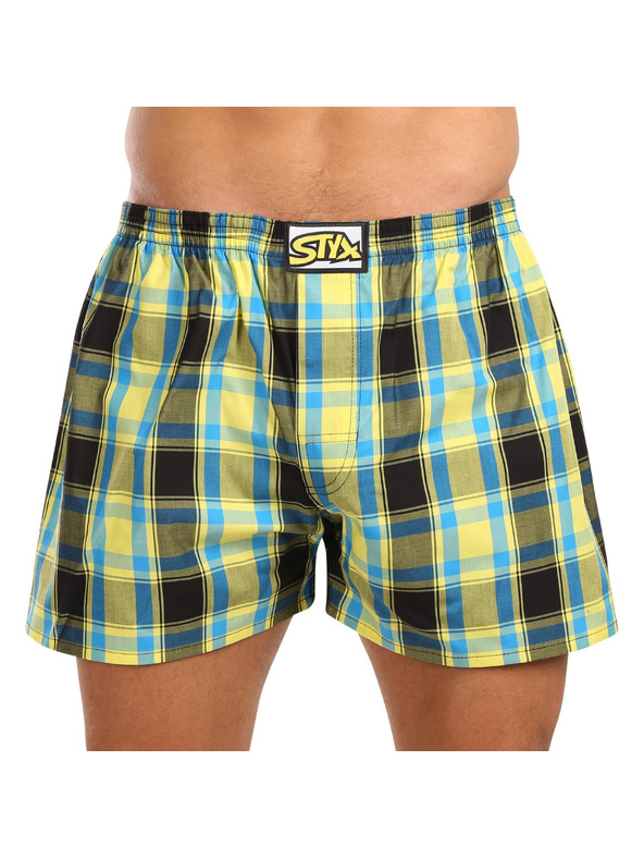Styx Súprava troch kusov - pánske šortky Styx classic elastické viacfarebné