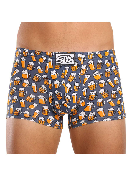 Styx Pánske boxerky Styx art klasická guma pivo