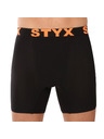 Styx Pánske boxerky Styx long športová guma čierne
