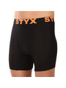 Styx Pánske boxerky Styx long športová guma čierne