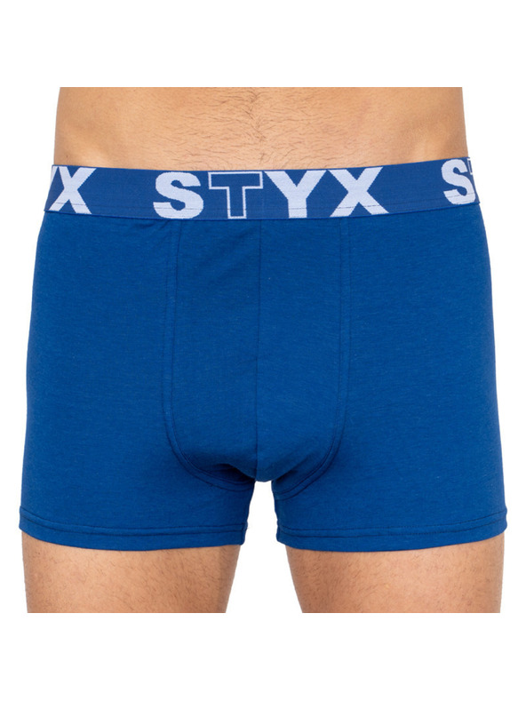 Styx Sada troch - pánske boxerky Styx športová guma nadrozmer viacfarebné