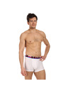Styx Pánske boxerky Styx športová guma biele trikolor