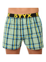 Styx Pánske športové gumové šortky Styx viacfarebné