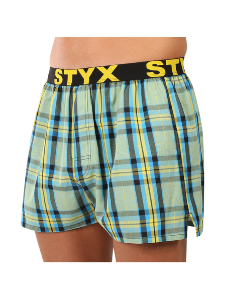Styx Pánske športové gumové šortky Styx viacfarebné
