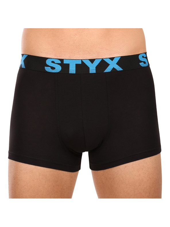Styx Sada troch - pánske boxerky Styx športová guma nadrozmer viacfarebné