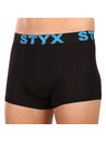 Styx Sada troch - pánske boxerky Styx športová guma nadrozmer viacfarebné
