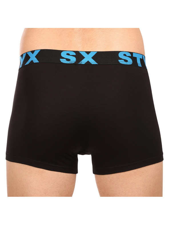 Styx Sada troch - pánske boxerky Styx športová guma nadrozmer viacfarebné