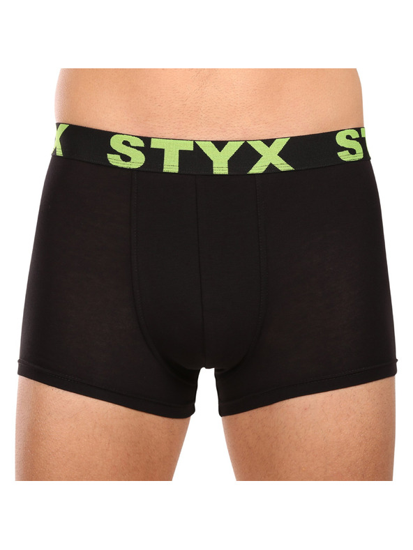 Styx Sada troch - pánske boxerky Styx športová guma nadrozmer viacfarebné