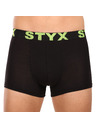 Styx Sada troch - pánske boxerky Styx športová guma nadrozmer viacfarebné