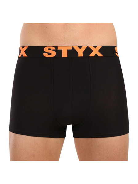 Styx Pánske boxerky Styx športová guma čierne