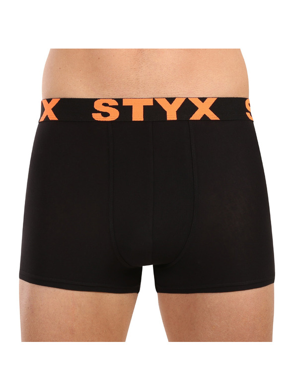 Styx Pánske boxerky Styx športová guma čierne