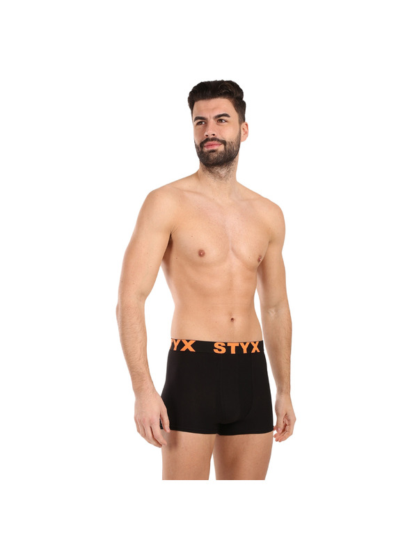 Styx Pánske boxerky Styx športová guma čierne