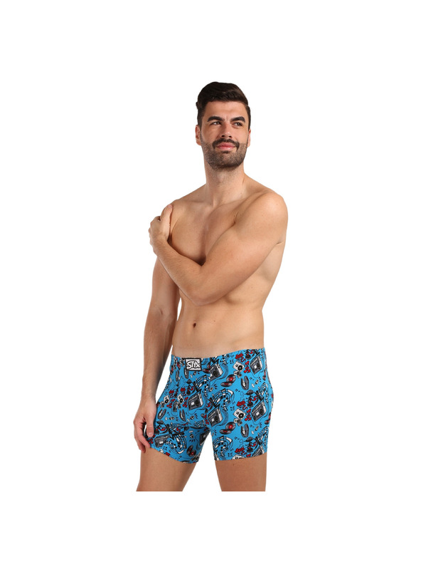 Styx Pánske boxerky Styx long art klasická guma hudba