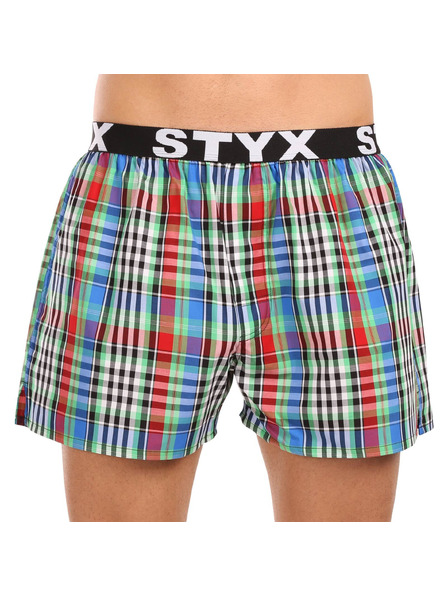 Styx Pánske športové gumové šortky Styx viacfarebné