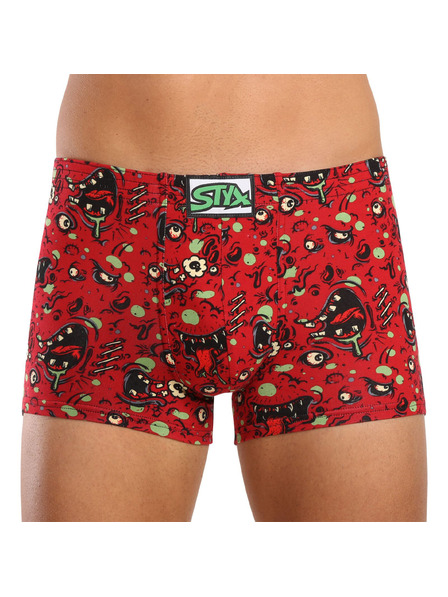 Styx Pánske boxerky Styx art klasická guma zombie