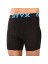 Styx Sada desať - pánske boxerky Styx long športová guma čierne