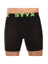 Styx Sada desať - pánske boxerky Styx long športová guma čierne