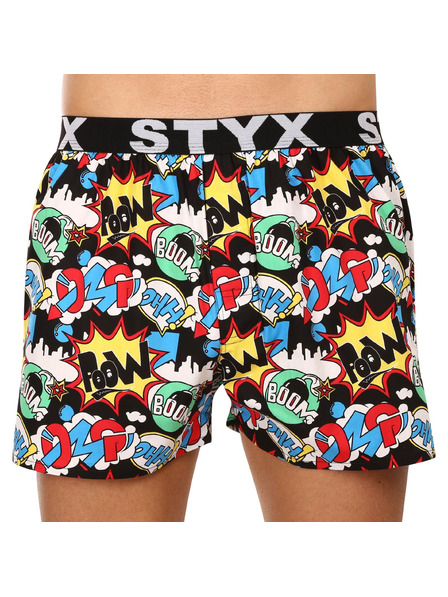 Styx Pánske trenky Styx art športová guma OMG