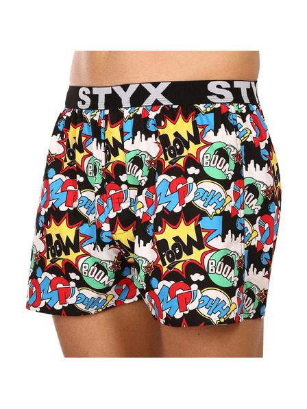 Styx Pánske trenky Styx art športová guma OMG