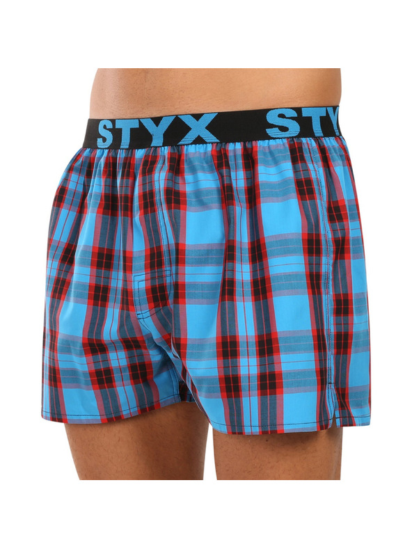 Styx Pánske športové gumové šortky Styx viacfarebné