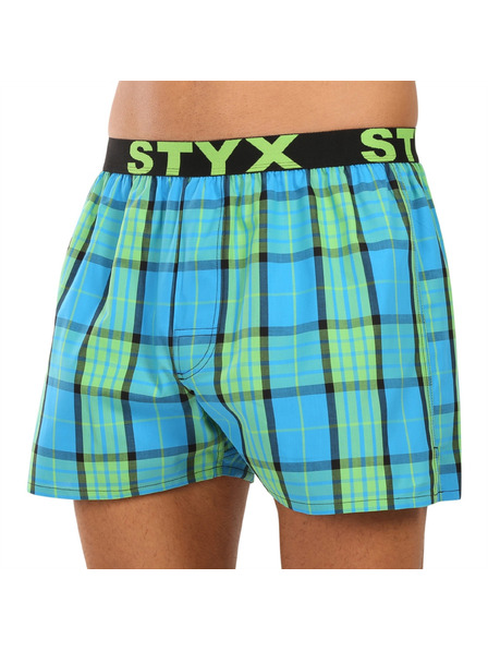 Styx Pánske športové gumové šortky Styx viacfarebné