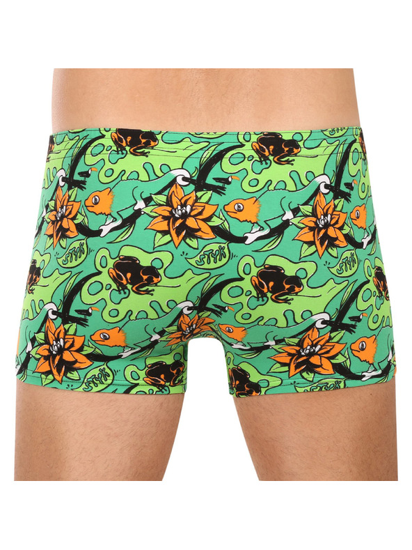 Styx Pánske boxerky Styx art klasická guma tropic