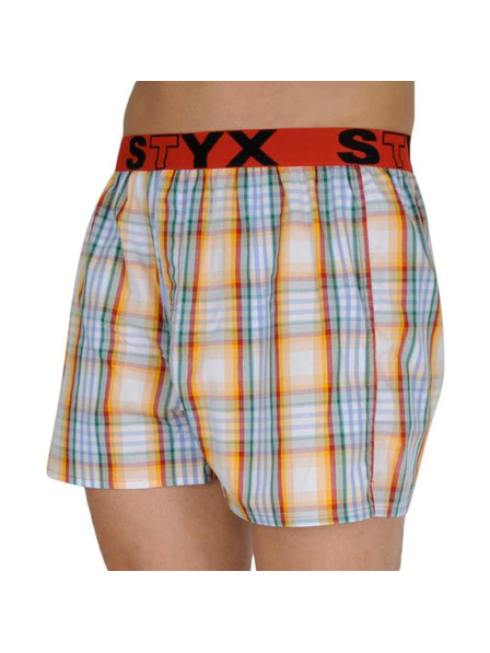 Styx Pánske športové gumové šortky Styx viacfarebné