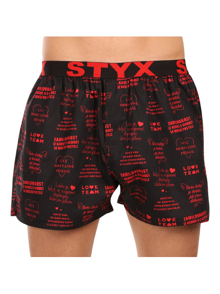 Styx Pánske trenky Styx art športová guma Valentín texty