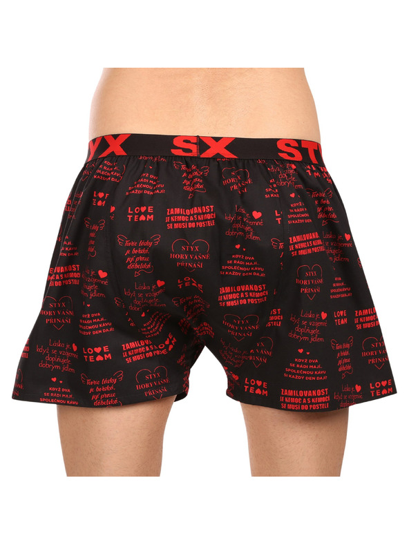Styx Pánske trenky Styx art športová guma Valentín texty
