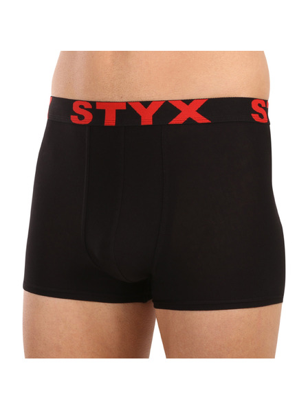 Styx Pánske boxerky Styx športová guma čierne