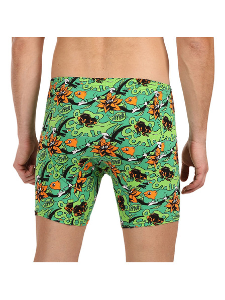 Styx Pánske boxerky Styx long art klasická guma tropic