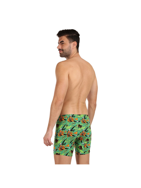 Styx Pánske boxerky Styx long art klasická guma tropic