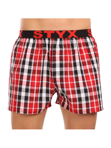 Styx Pánske športové gumové šortky Styx viacfarebné