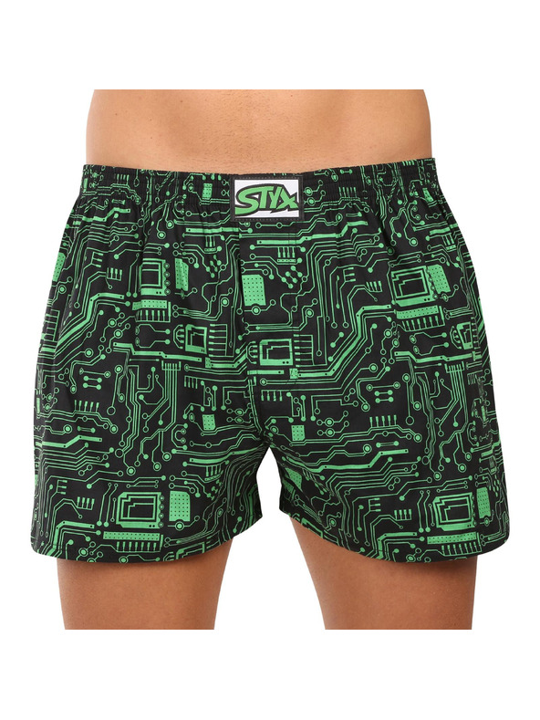 Styx Pánske trenky Styx art klasická guma tygrik